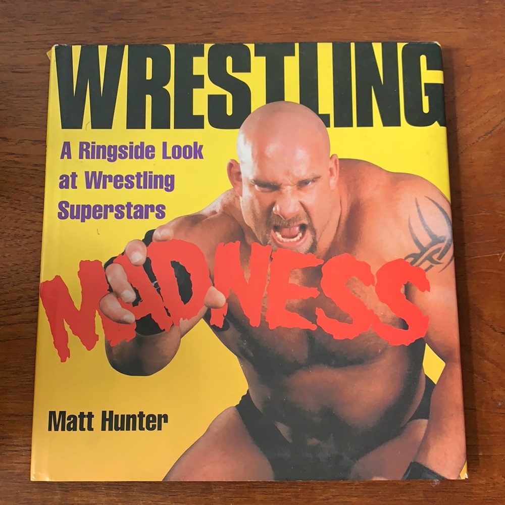 Vintage 1999 Wrestling Madness book. WWF.